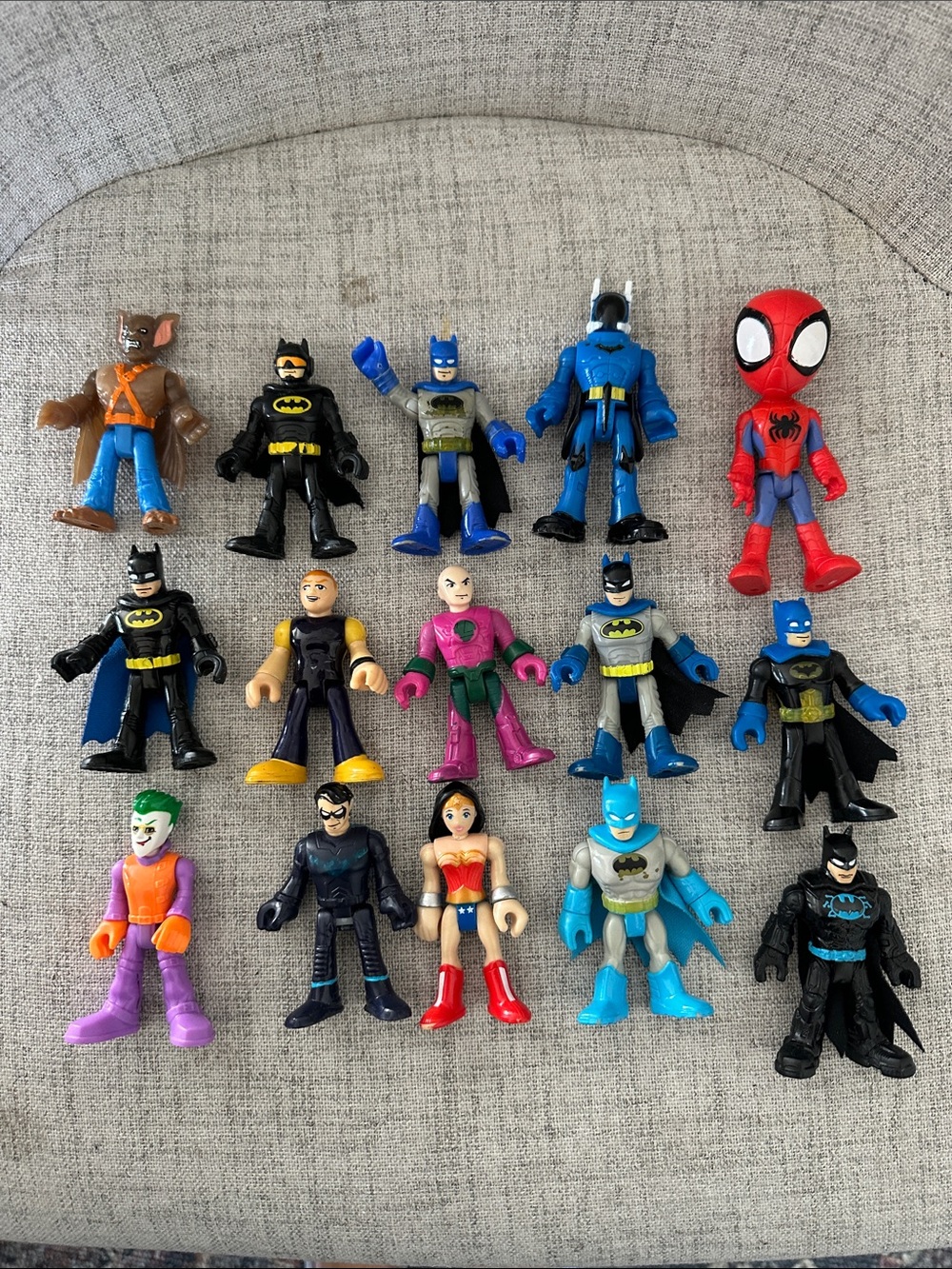 Assorted Kids Superhero Figure Set of 15